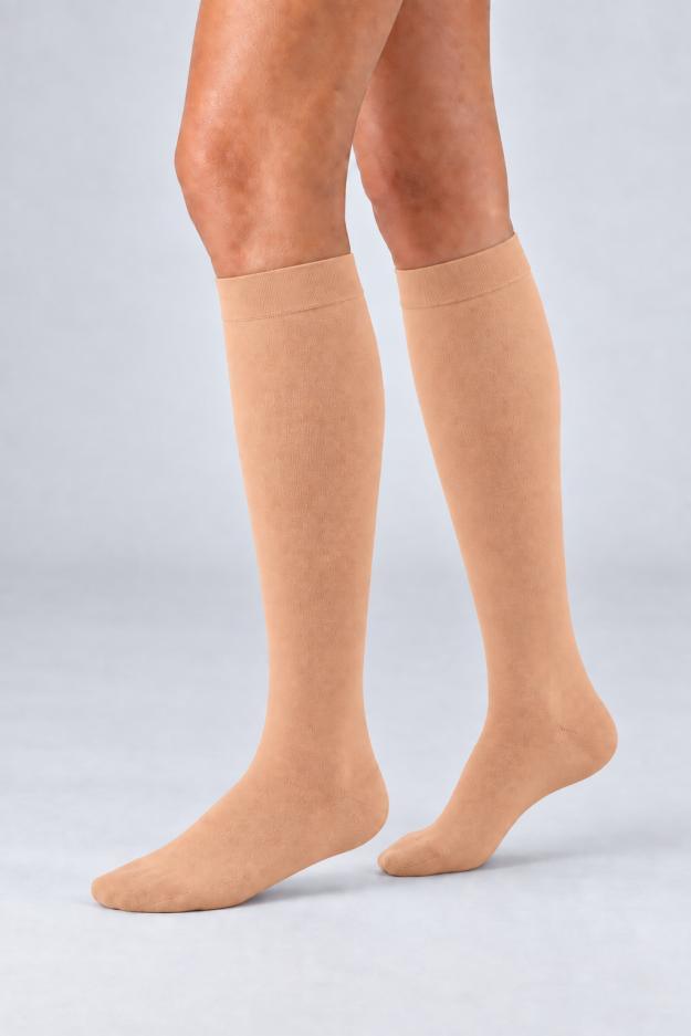 Cotton Closed-Toe Knee-High