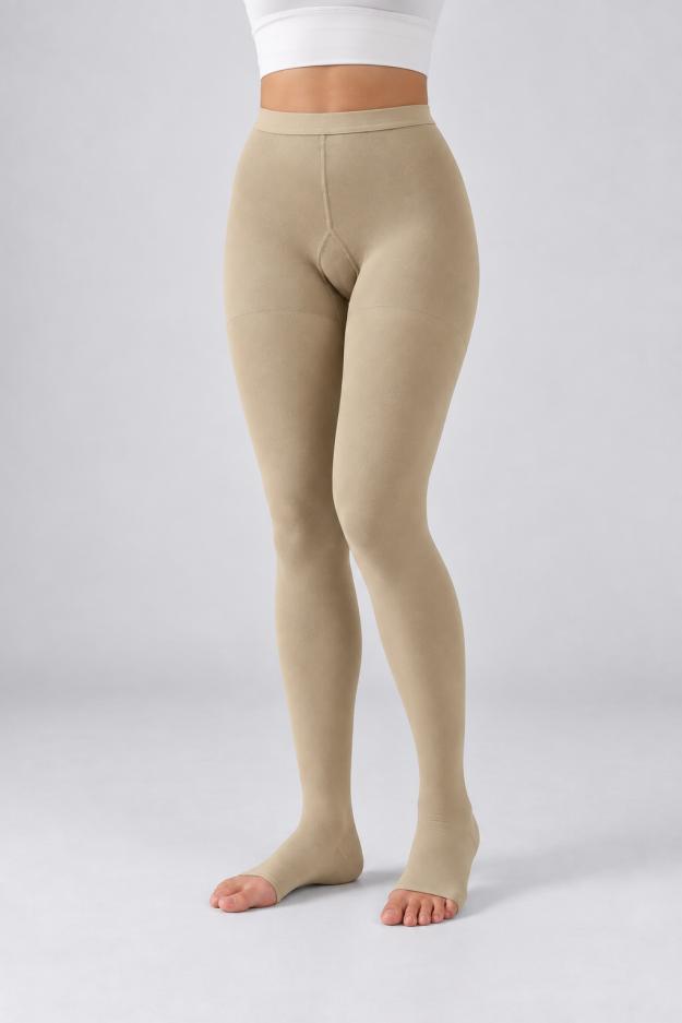 Open-Toe Compression Tights